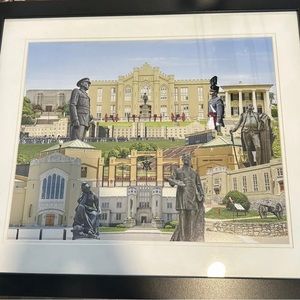 VMI Framed Campus Art
